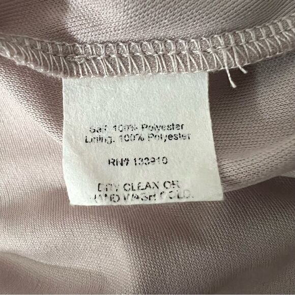 Show Me Your Mumu Jenn Maxi Dress Small Beige Chiffon Sleeveless Bridesmaid - Picture 10 of 11